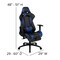 Emma and Oliver Gaming Desk & Chair Set - Cup Holder, Headphone Hook, and Monitor Stand